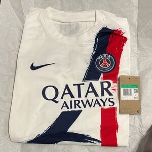 Youth Paris Saint-Germain White Jersey